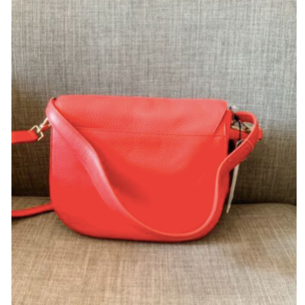 NWT Furla Sleek Fragola Leather Crossbody 1044969 - Picture 7 of 8